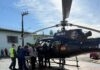Homem sofre mal súbito em lotérica e é transferido de helicóptero para Chapecó