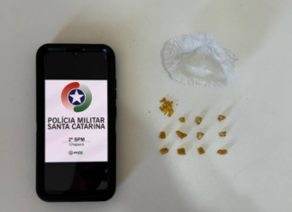 Adolescente é apreendido com pedras de crack em área conhecida pelo tráfico em Chapecó